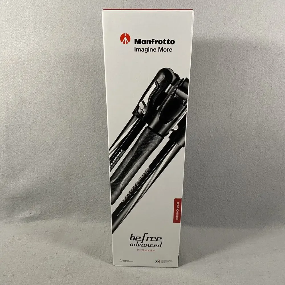 New Manfrotto Befree Advanced Aluminum Travel Tripod Black MKBFRLA4BK-BHUS